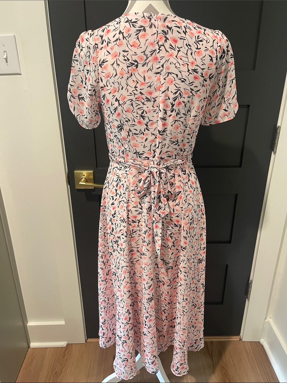 Talbots Floral Feminine Midi Dress Size 2P - Picture 5 of 10